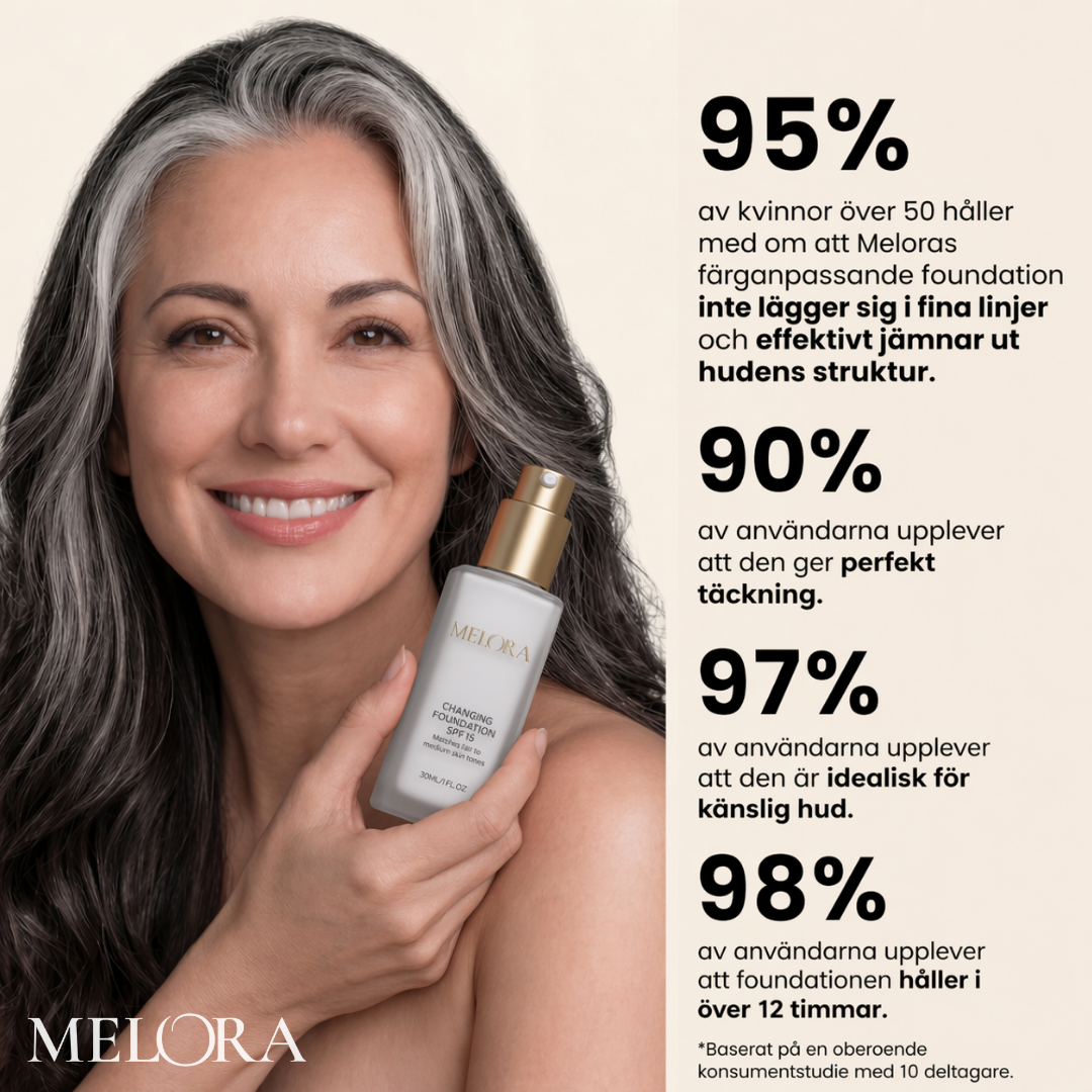 Fargetilpassende foundation 30 ml